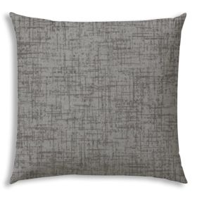 WEAVE Gray Indoor/Outdoor Pillow - Sewn Closure