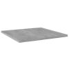 Bookshelf Boards 4 pcs Concrete Gray 15.7"x15.7"x0.6" Engineered Wood