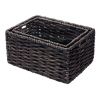 Wicker storage baskets; set of 2